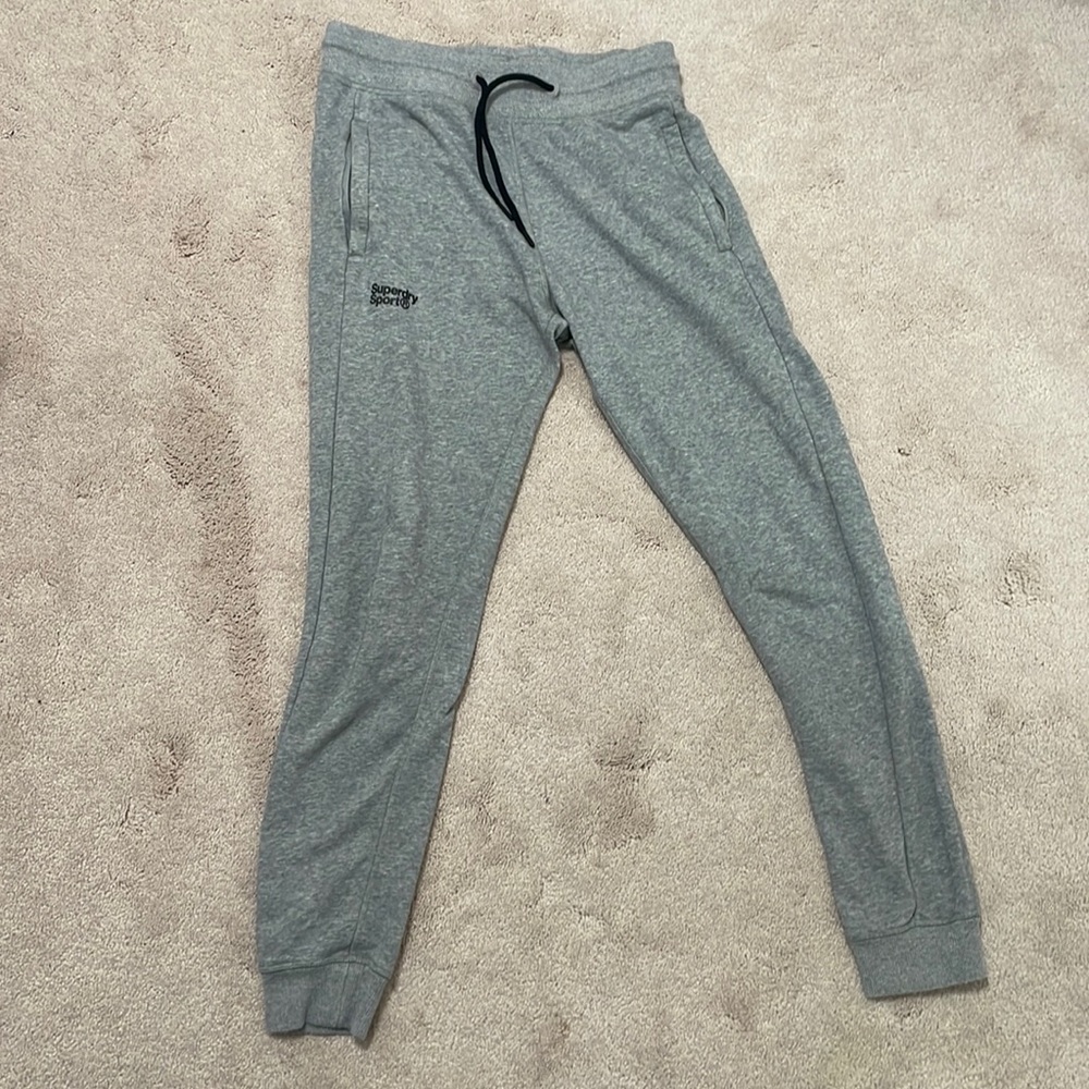 Mens Superdry Gray Sweatpants